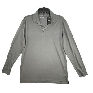 New‎ Marcel Rocha Men's Gray Medium  Polo Shirt Made in Peru